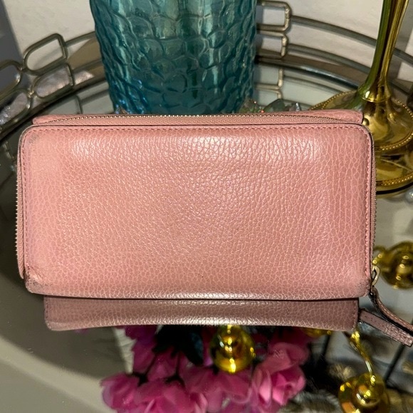 Authentic GUCCI Interlocking G Logo Leather Long Trifold Wallet - Picture 2 of 16